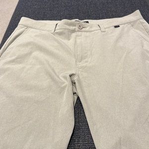 Men’s Travis Mathew Golf Shorts, Flat Front, Gray, Size 36, Like New!